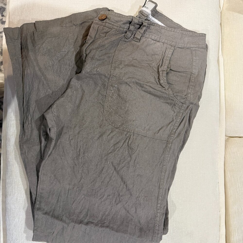 Organic linen Banana Republic pants